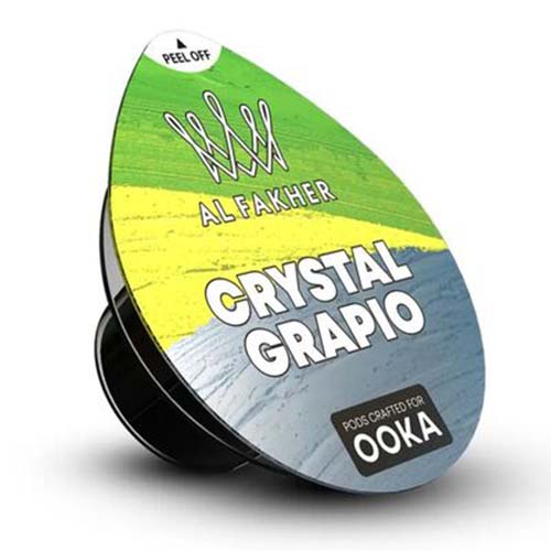 OOKA Al Fakher Shisha Tabak - Crystal Grapio OOKA Pod